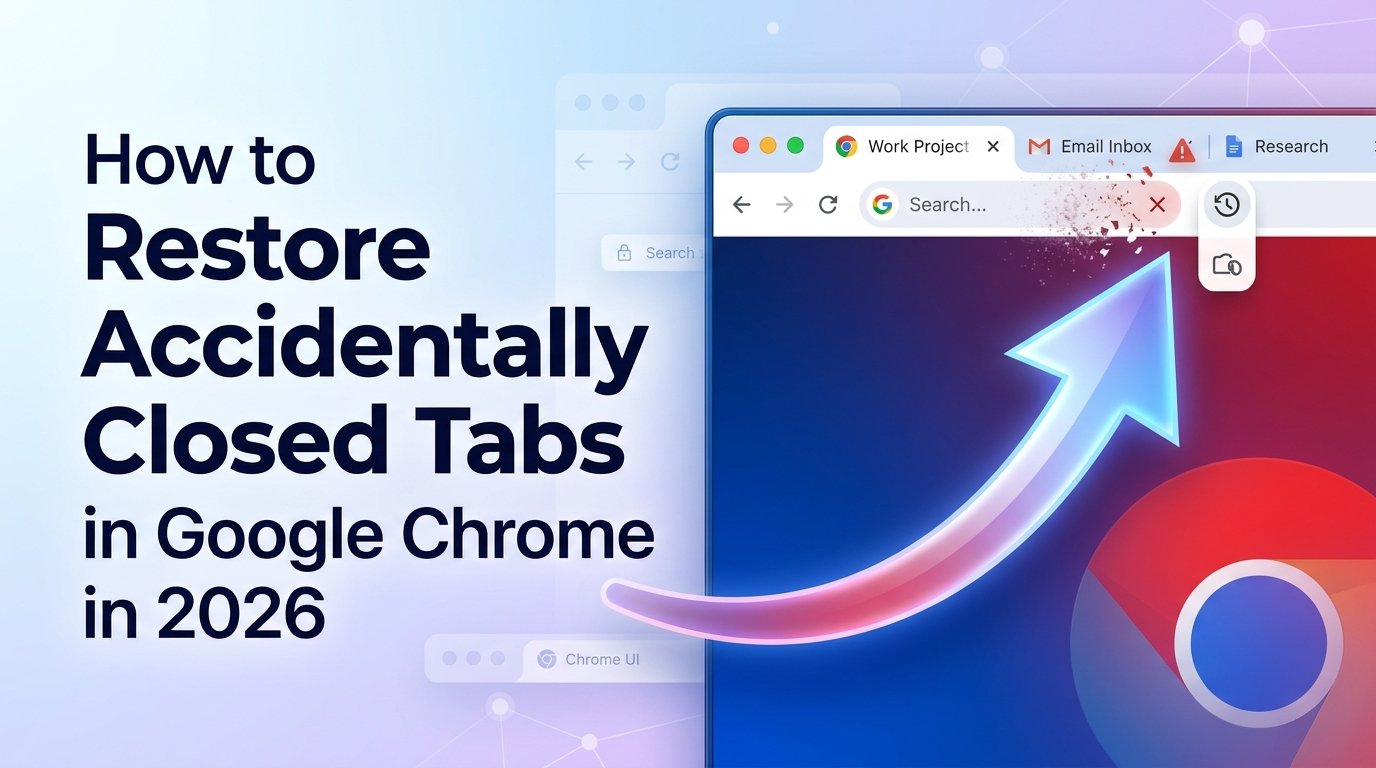 How to Restore Accidentally Closed Tabs in Google Chrome